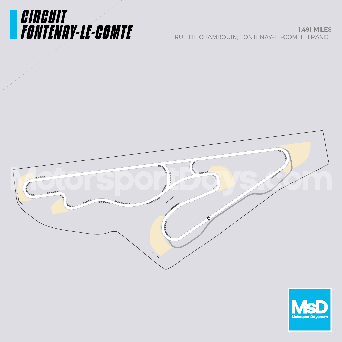 Fontenay-Le-Comte-Circuit-track-map