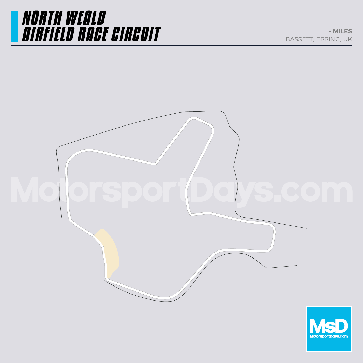North Weald Airfield-Circuit-track-map